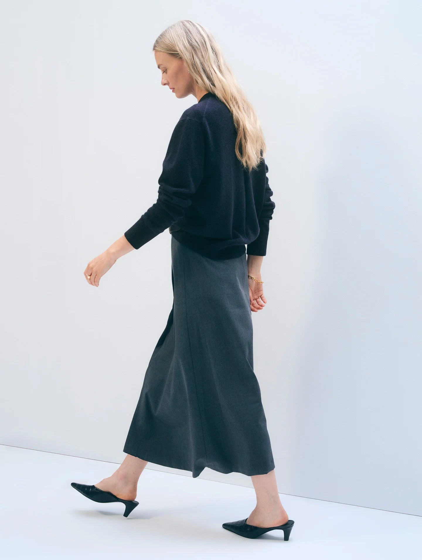 White + Warren Cashmere Crew 21085