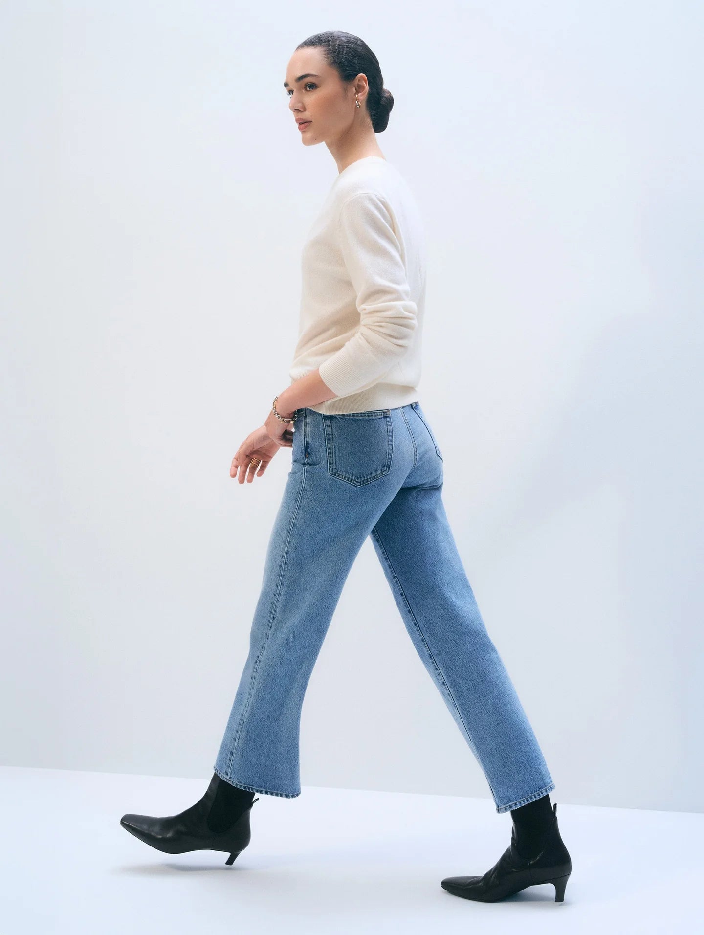 White + Warren Cashmere Crew 21085