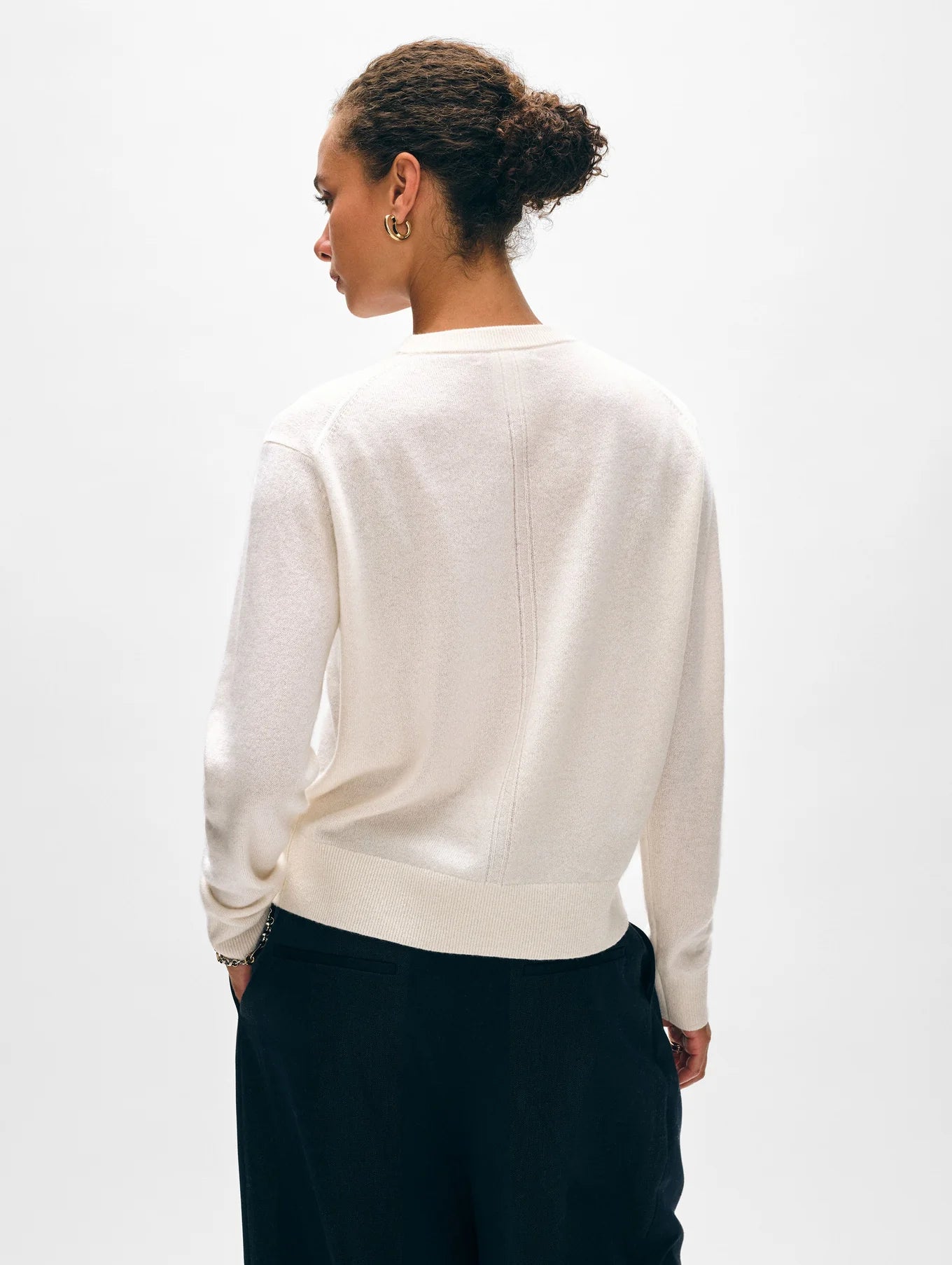 White + Warren Cashmere Crewneck Sweater 21085