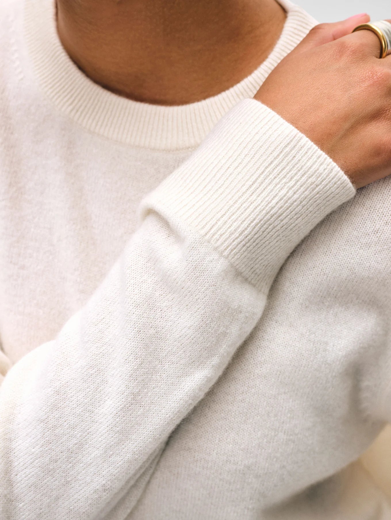 White + Warren Cashmere Crewneck Sweater 21085