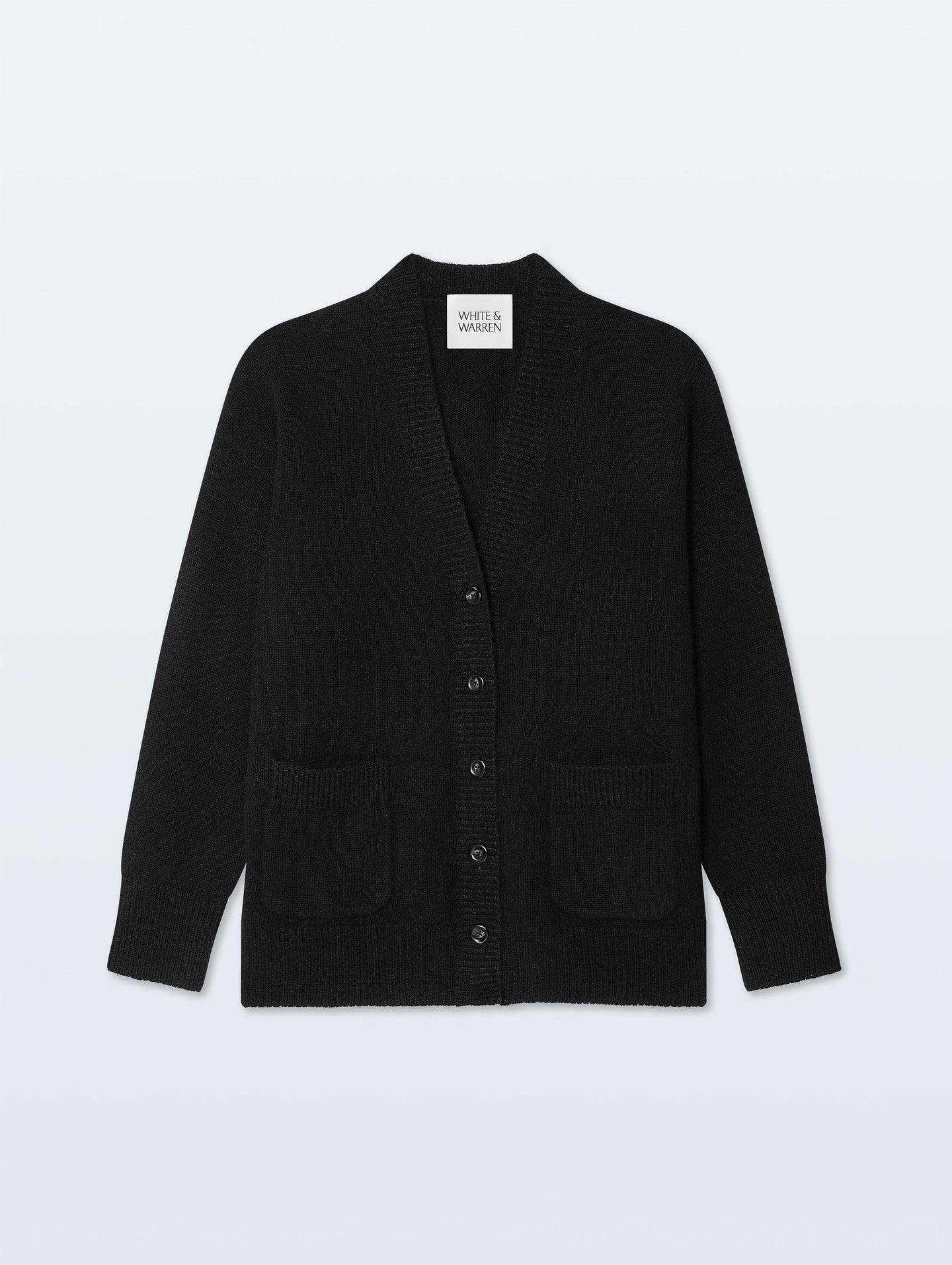 White + Warren Luxe Pocket Cardigan 21201