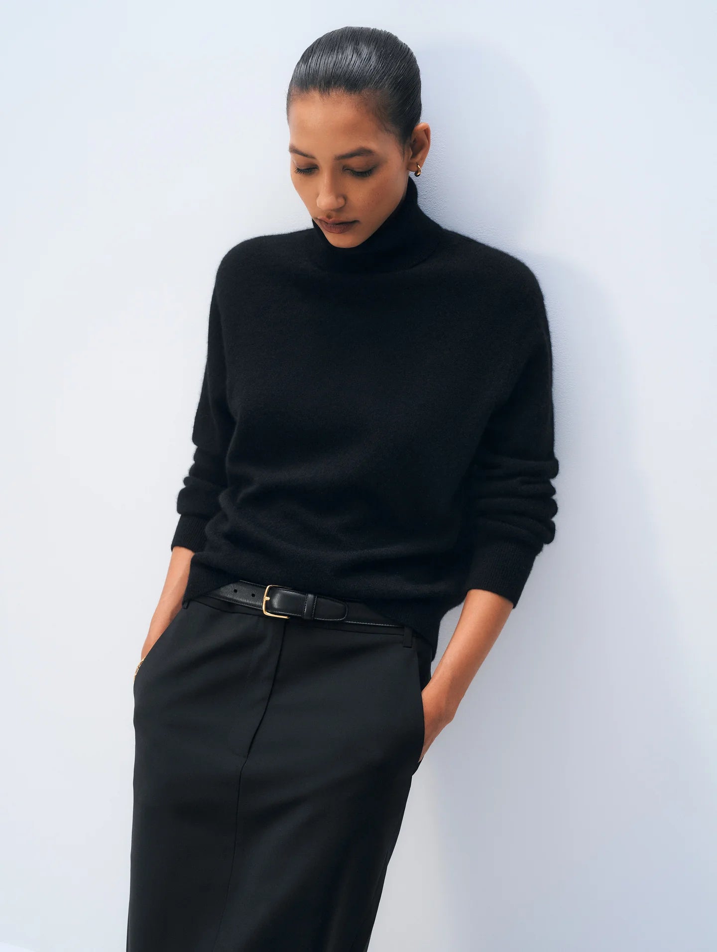 White + Warren Cashmere Easy Trim Turtleneck 21368