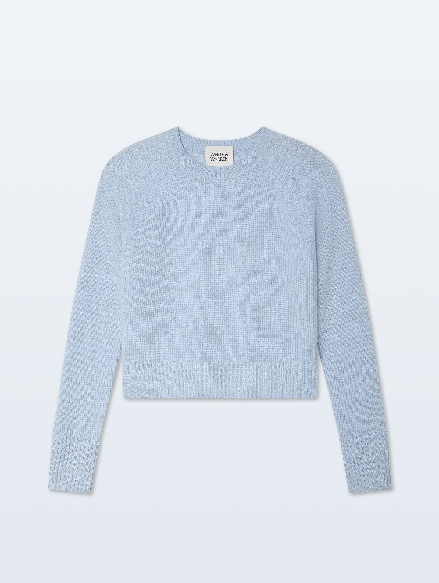 White + Warren Cashmere Waffle Sweatshirt 21495
