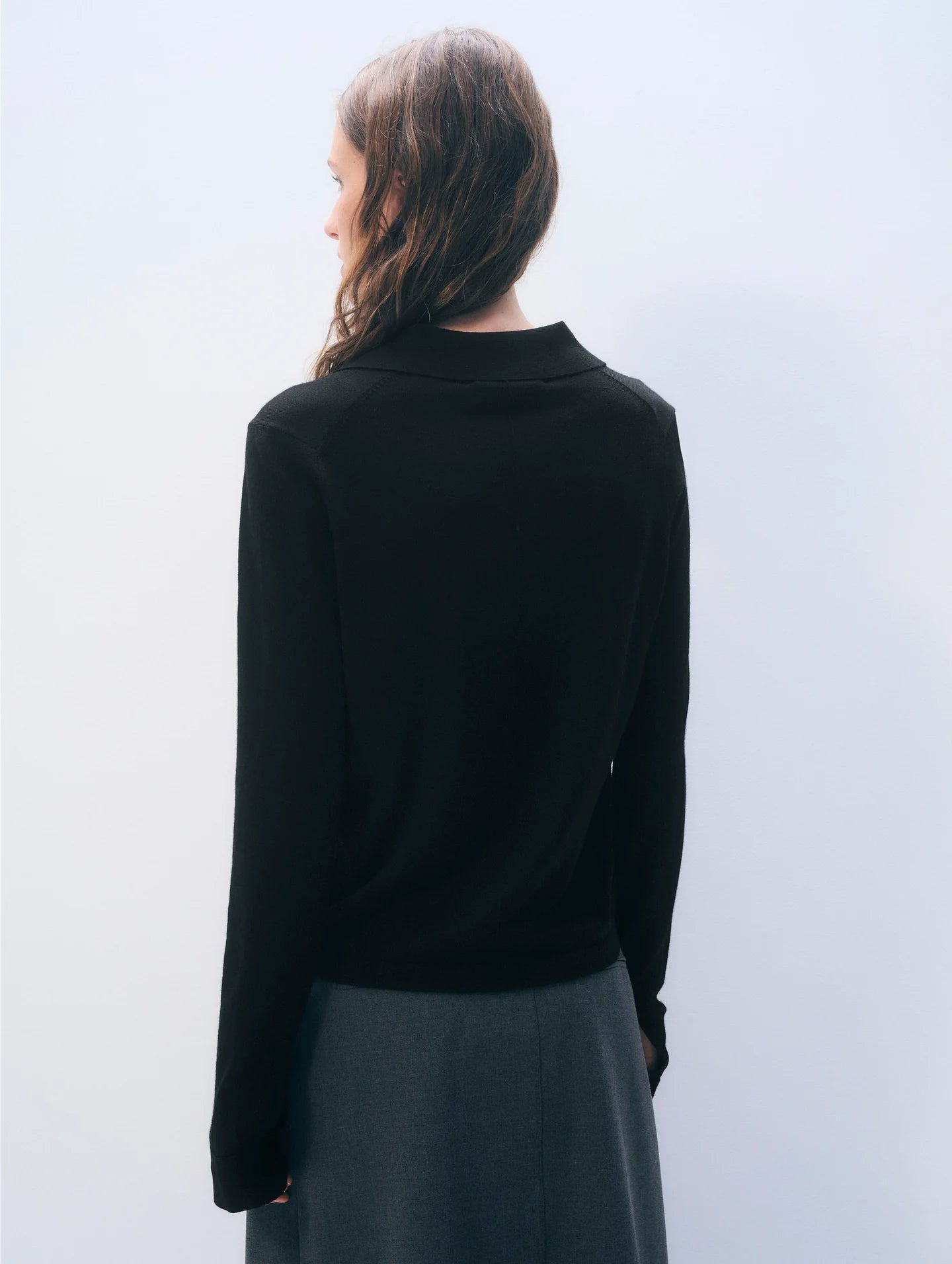 White + Warren Superfine Merino Polo 21565