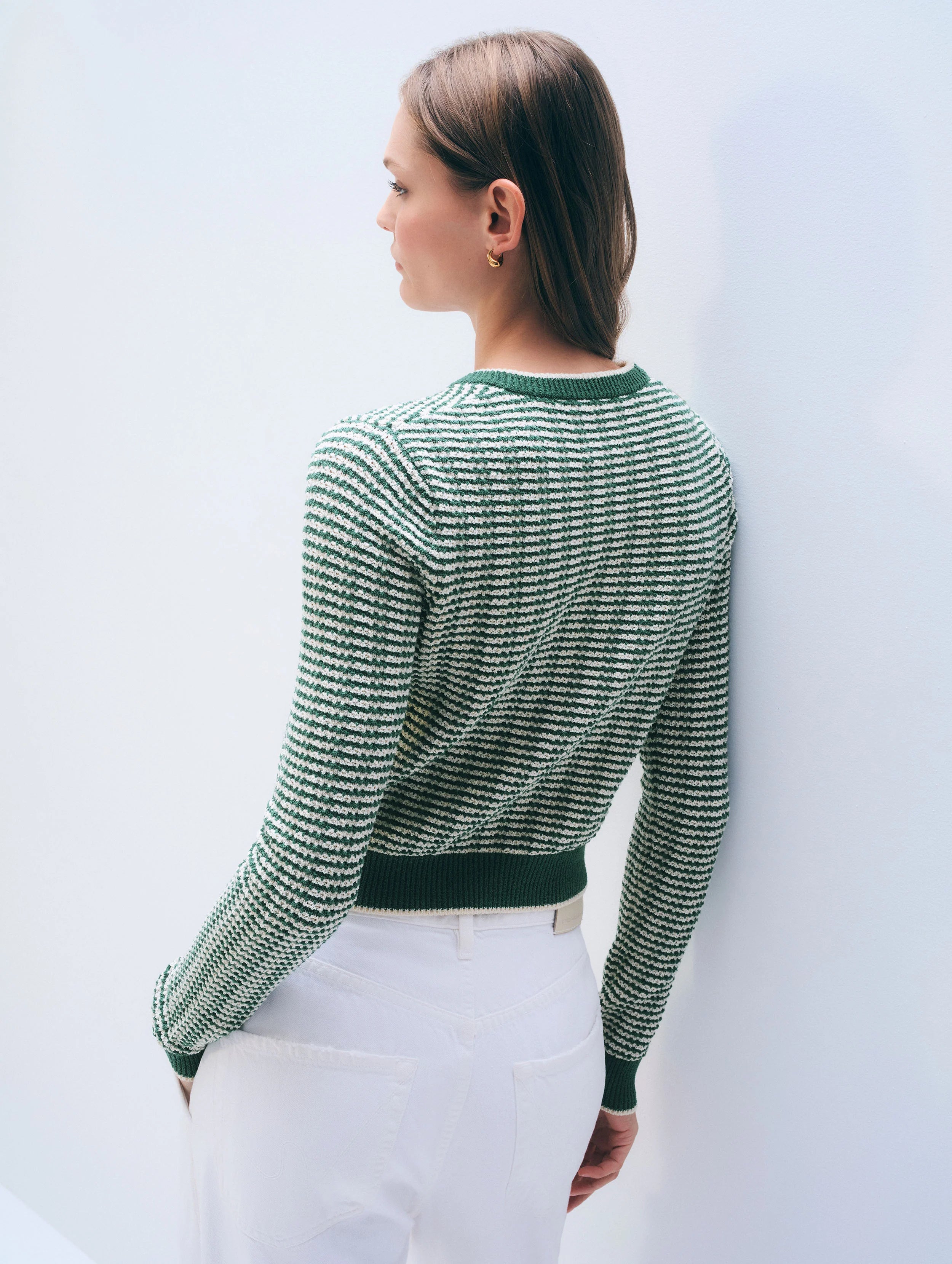White + Warren Boucle Cardigan 21670