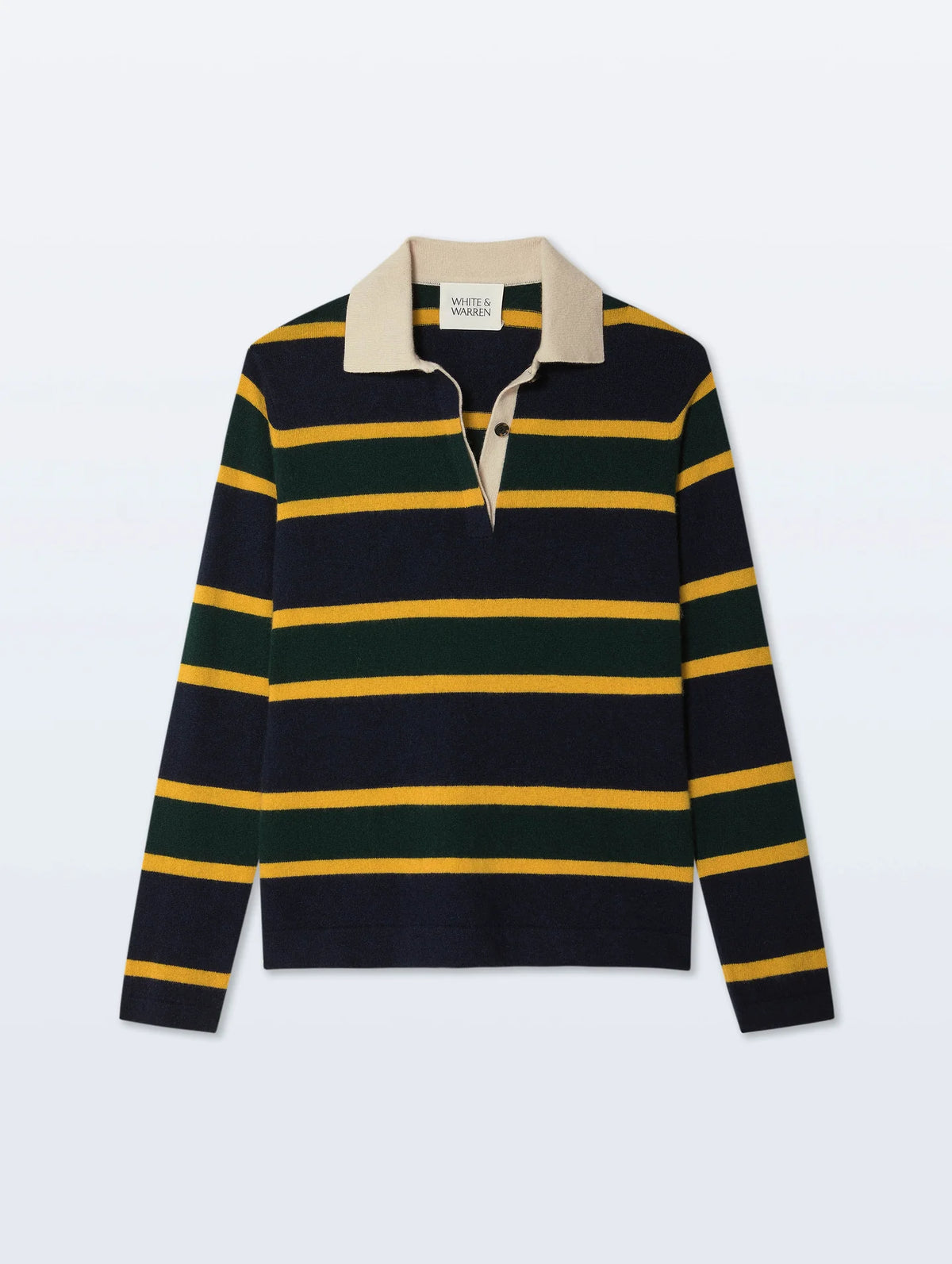 White + Warren Cashmere Rugby Polo 21931