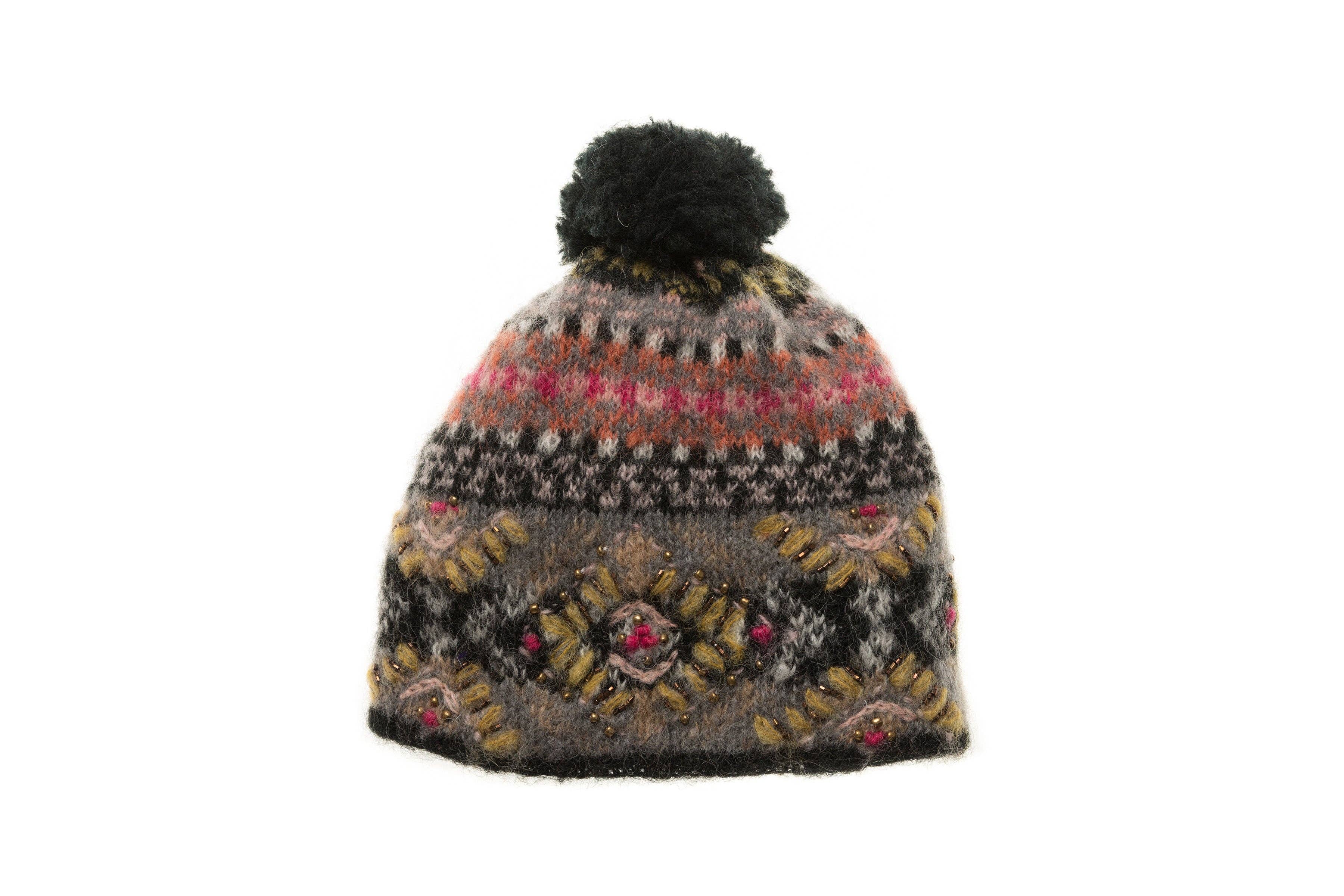 French Knot Cozy Fairisle Hat