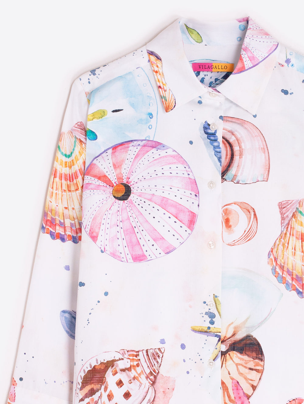 Vilagallo Sea Shell Print Shirt 33303