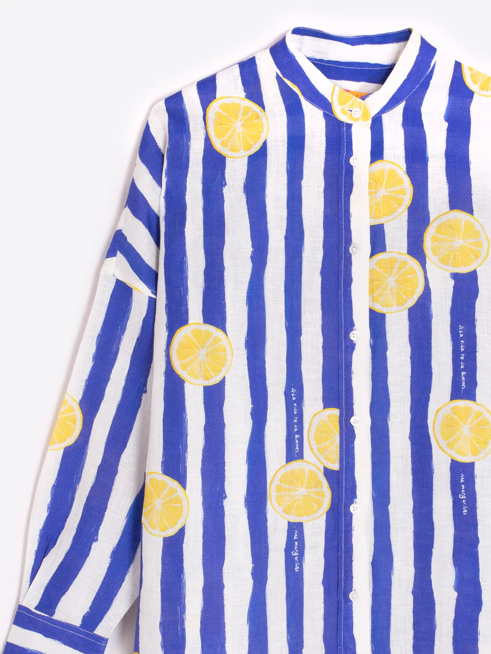 Vilagallo Striped Lemon Shirt 33458