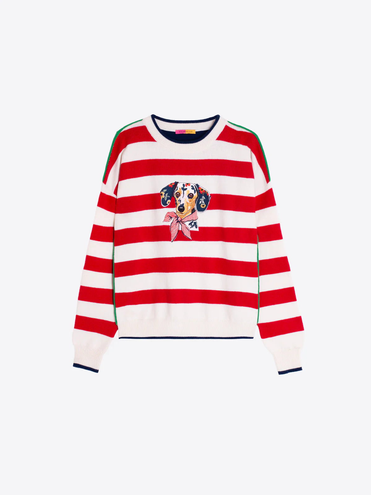 Vilagallo Red Striped Dog Jersey 33504