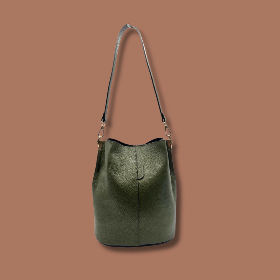 European Leather Collection Elvira Bucket Bag