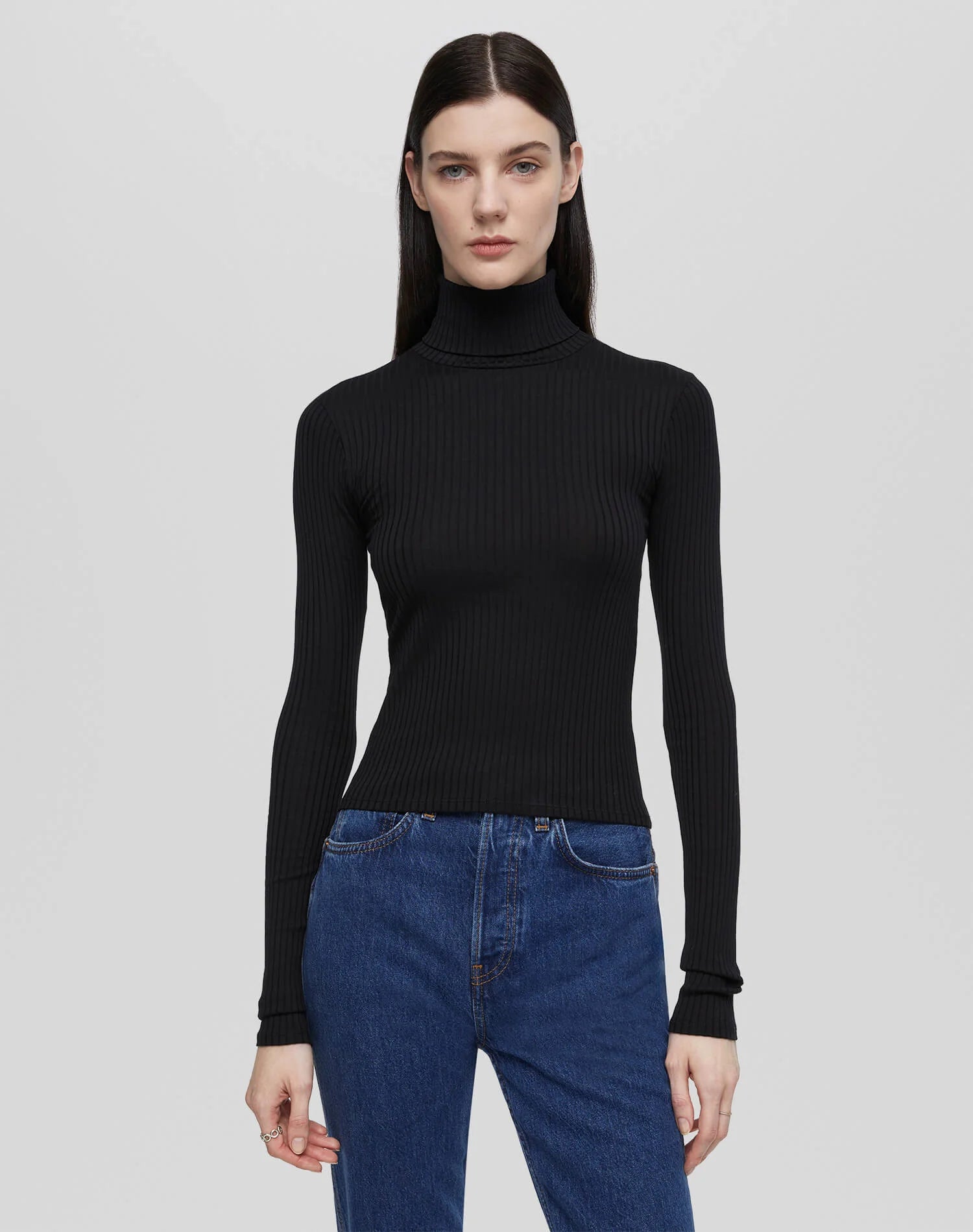 RE/DONE Hanes Ribbed Turtleneck