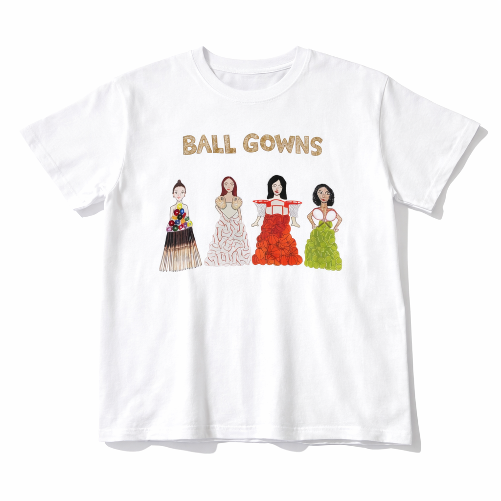 Unfortunate Portrait Boyfriend Tee Ball Gowns