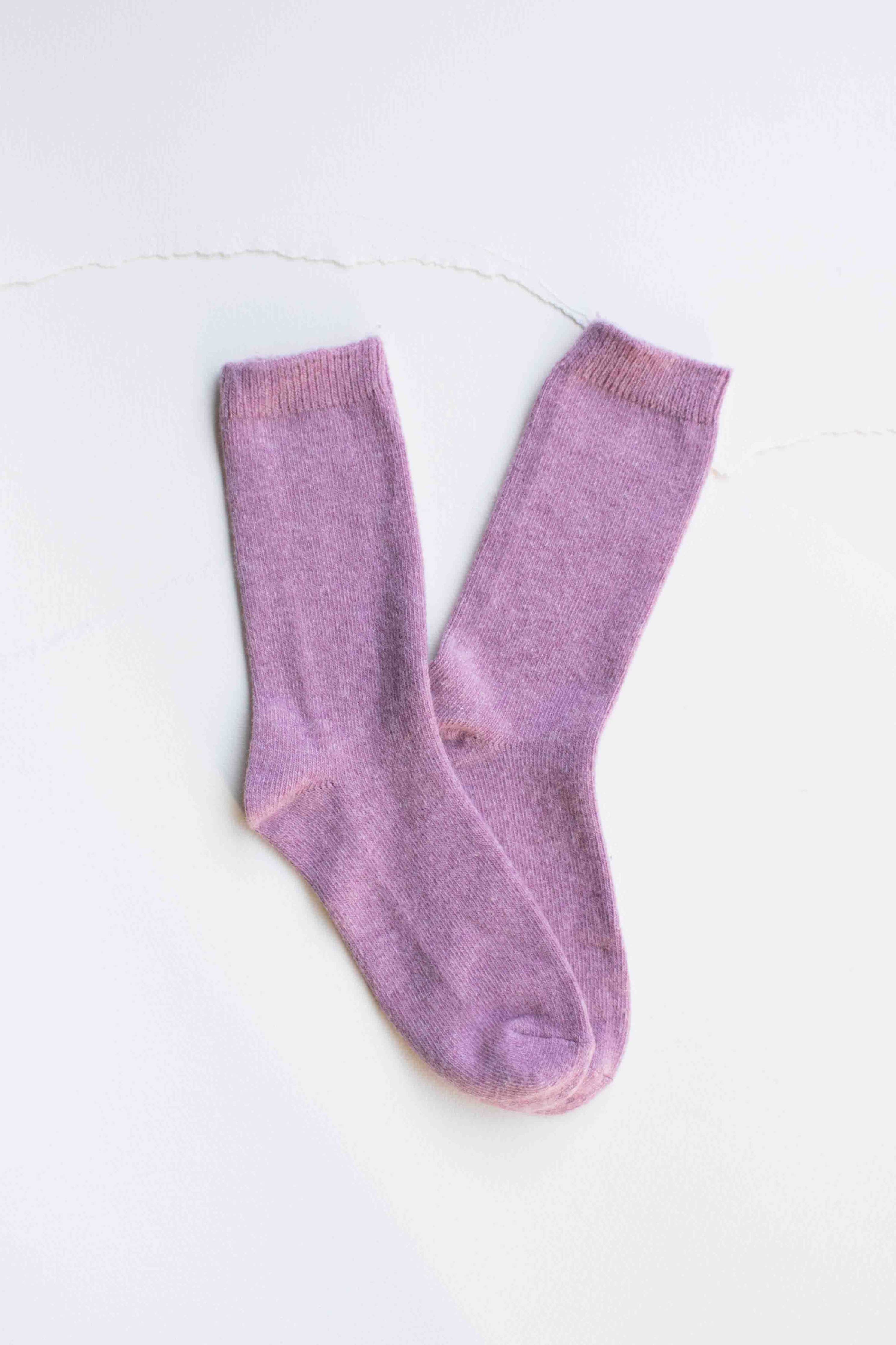 Tiepology Bright Winter Wool Cashmere Blend Socks