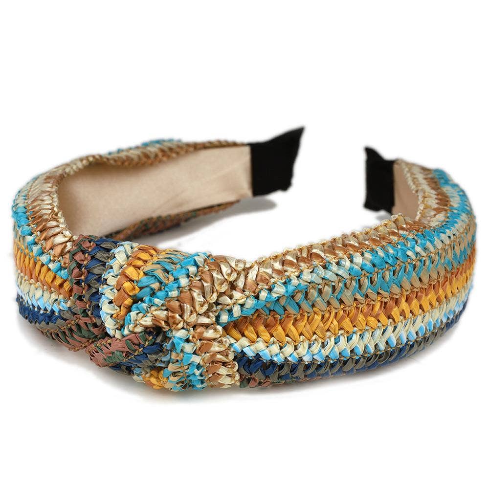 Thames Knot Raffia Headband FD-0642