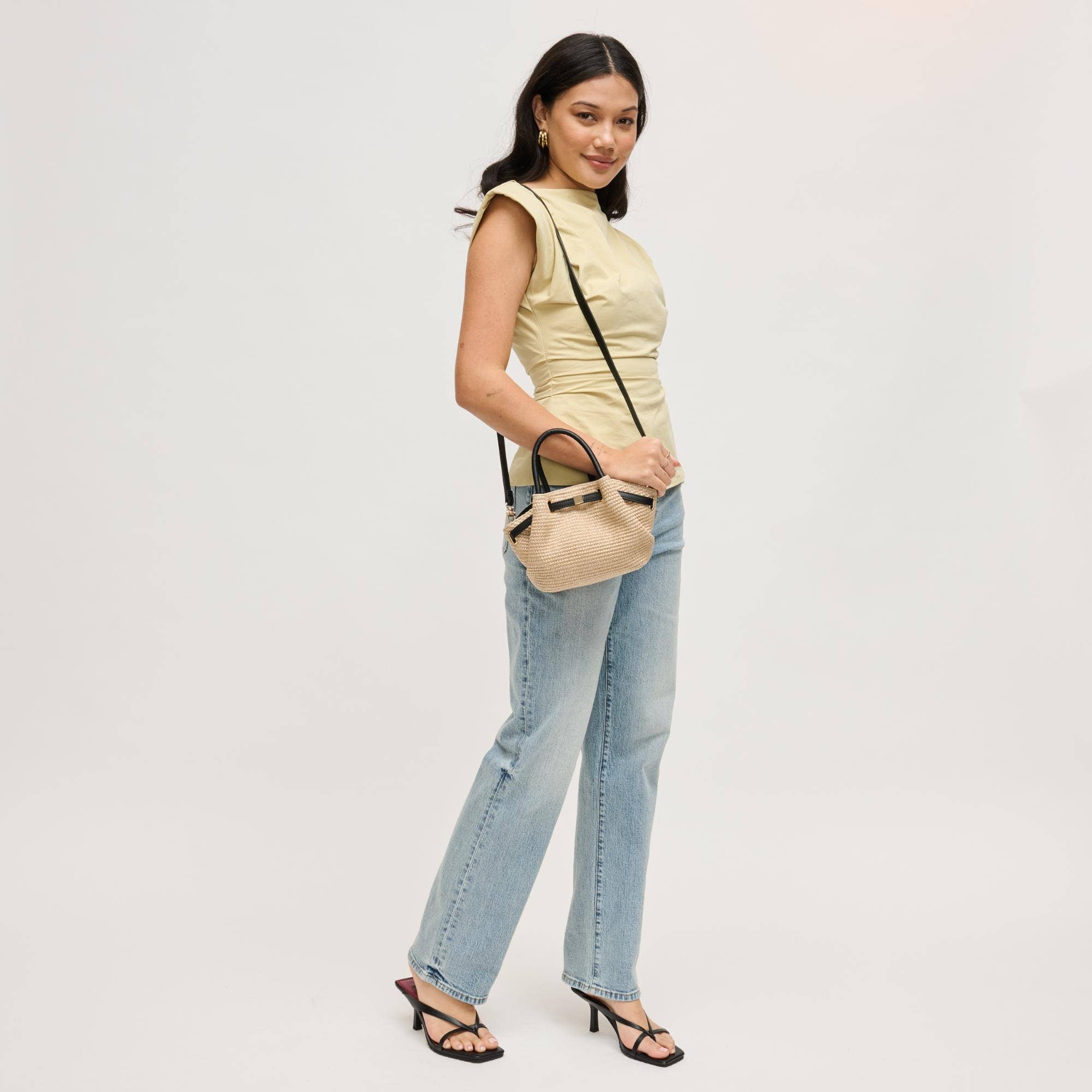 Urban Expressions Selena Straw Crossbody