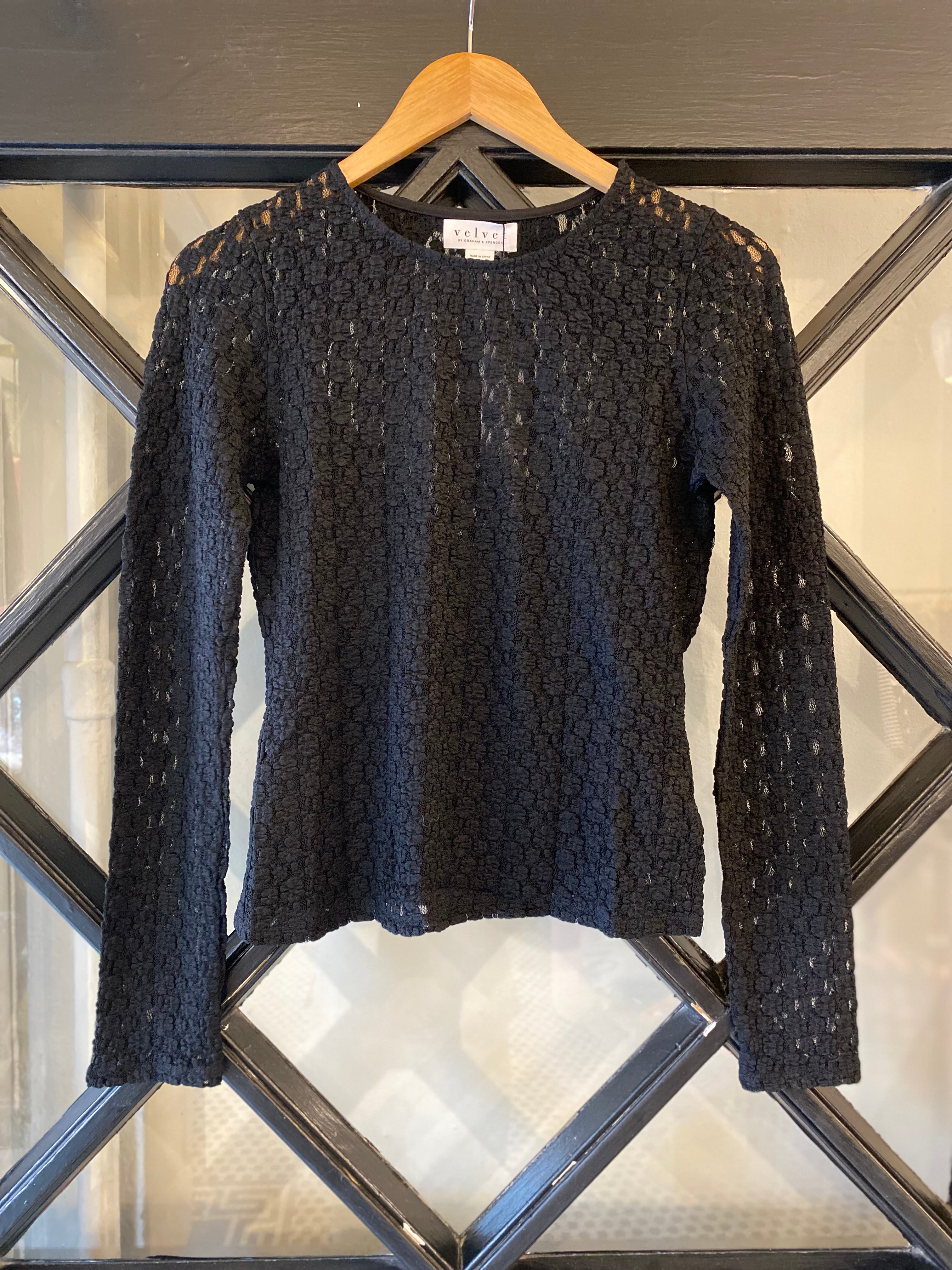 Velvet Tori Longsleeve Crew Neck Top