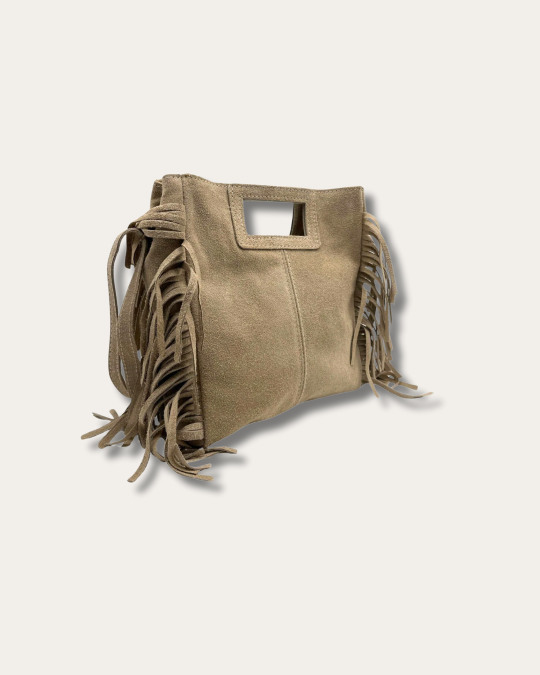 European Collection Marion Suede Handbag