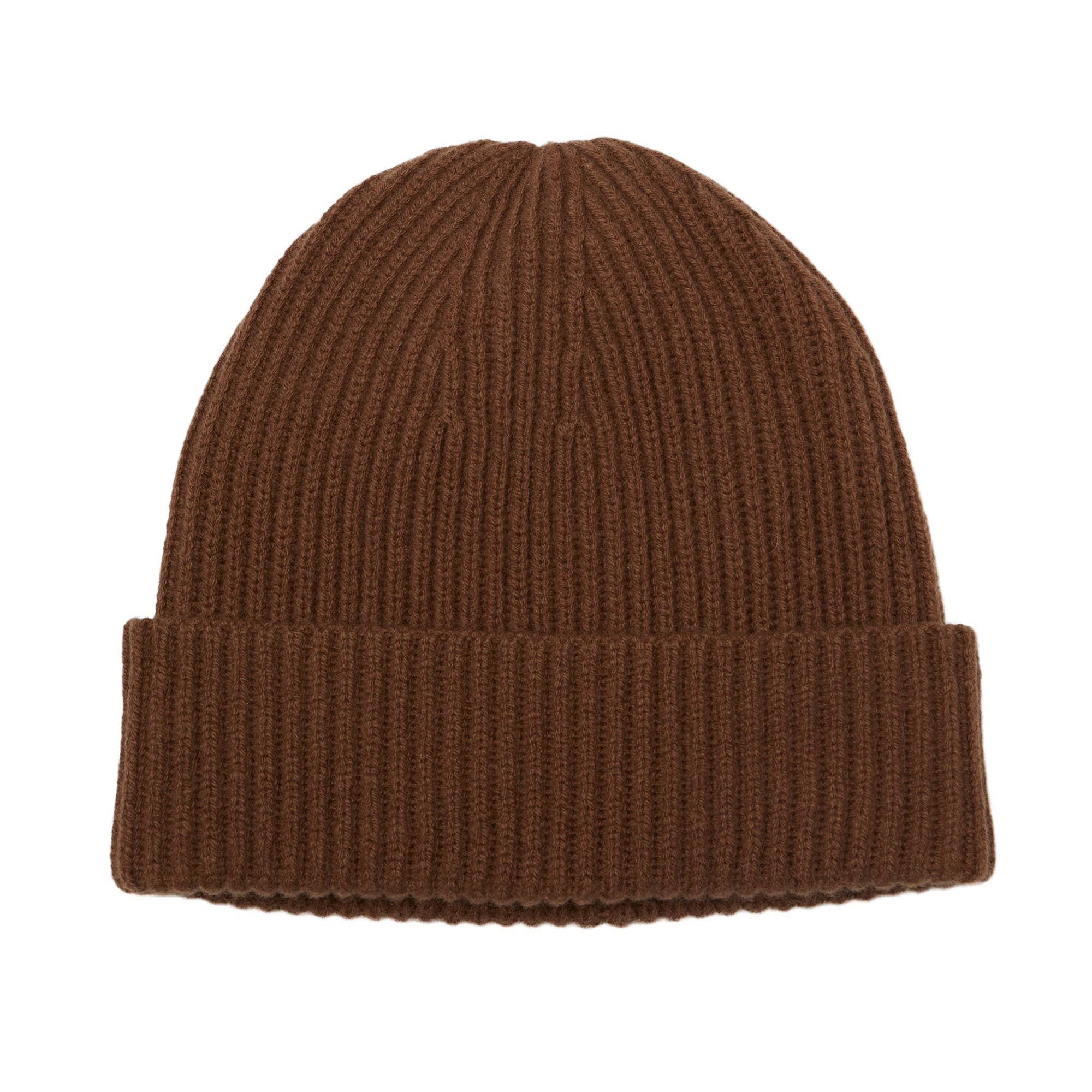 Somerville Rib Knit Beanie Merino - Mocha