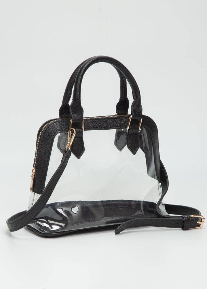 Catherine’s Game Day Analise Clear Satchel/Crossbody Bag TG10773