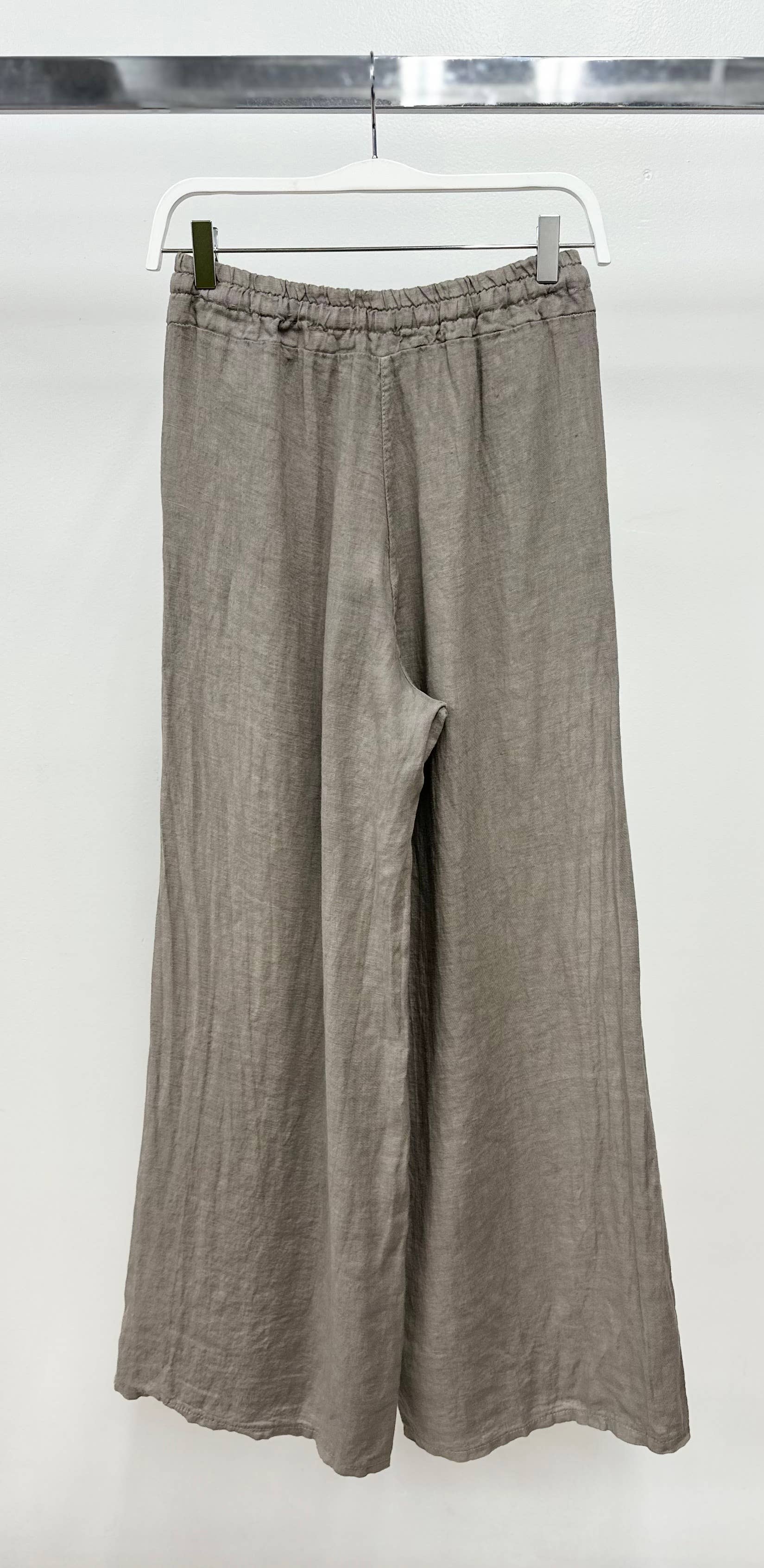 Milio Milano Linen Pants with Drawstring Waist 1203