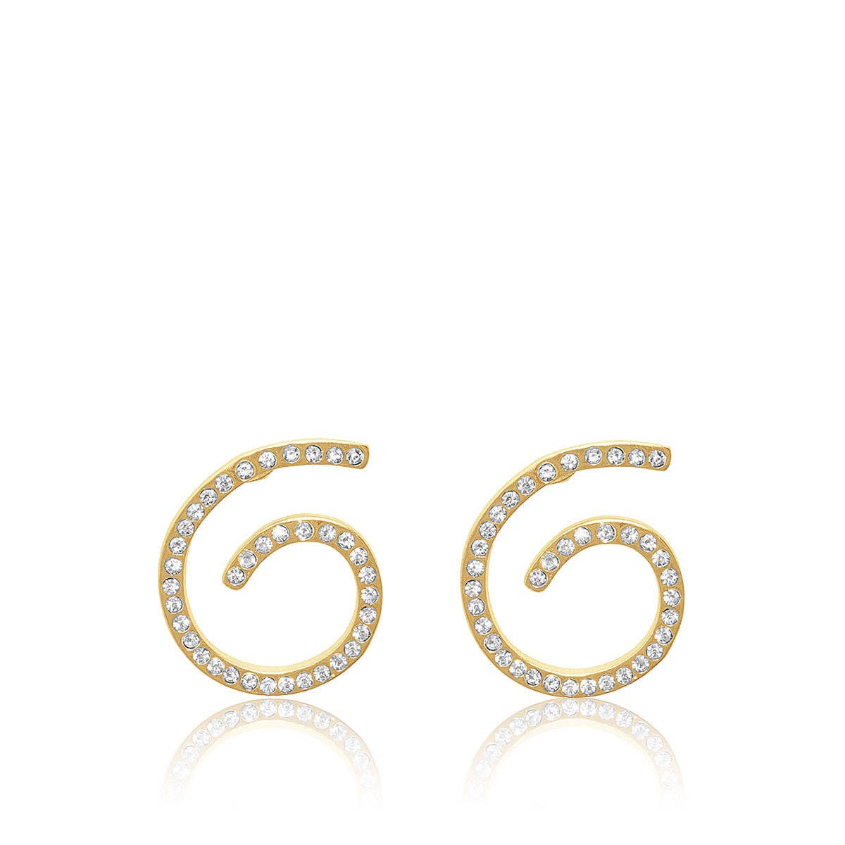 Karine Sultan Pave Large Stud Earring