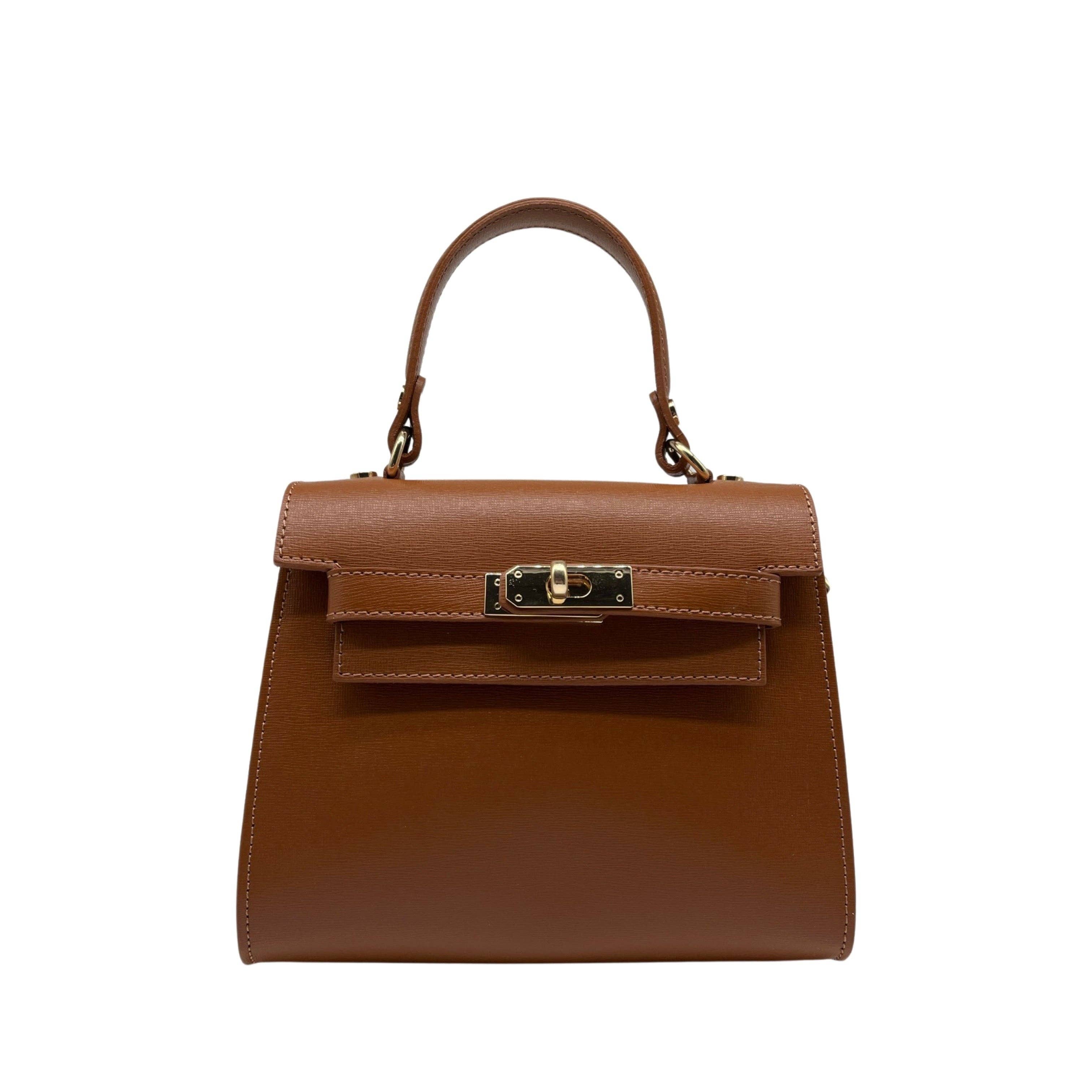 European Leather Collection Safiano Jaqueline Handbag