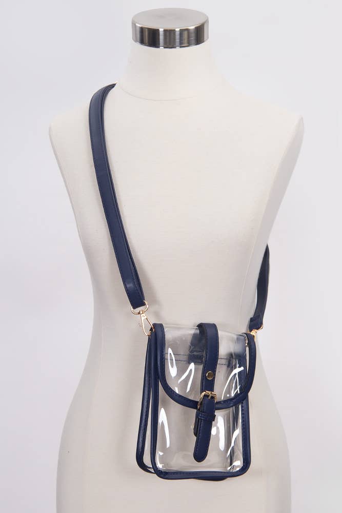 Catherine's Game Day Clear Cross Body Stadium Concert Transparent Handbag