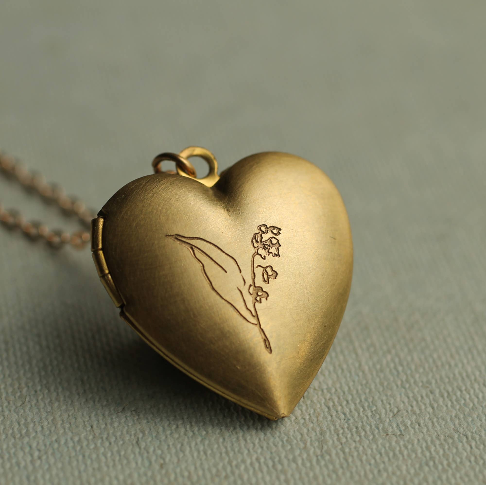 Silk Purse, Sow’s Ear Gold Heart Locket