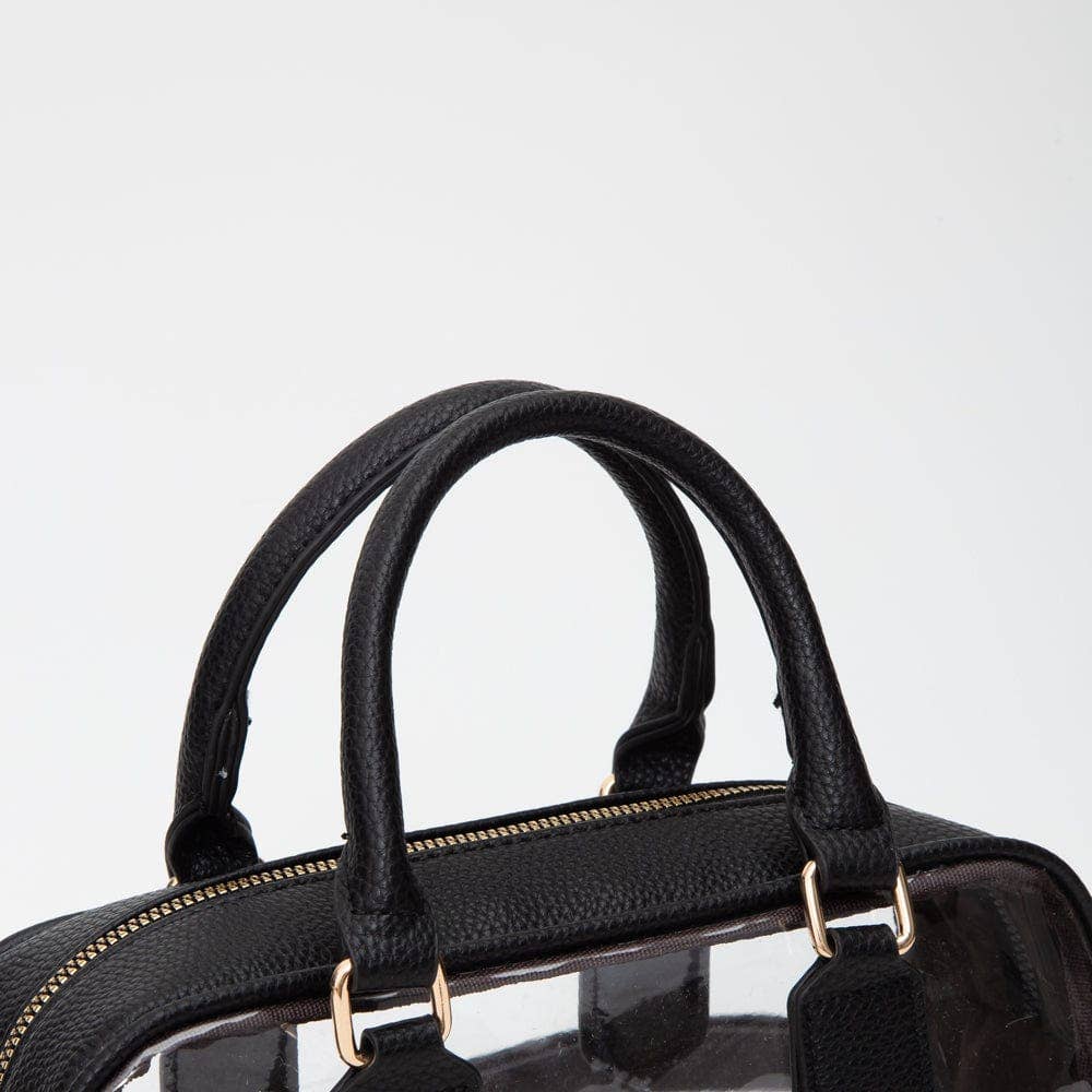 Catherine’s Game Day Clear Plastic East-West Top Handle/Crossbody Bag TG10774