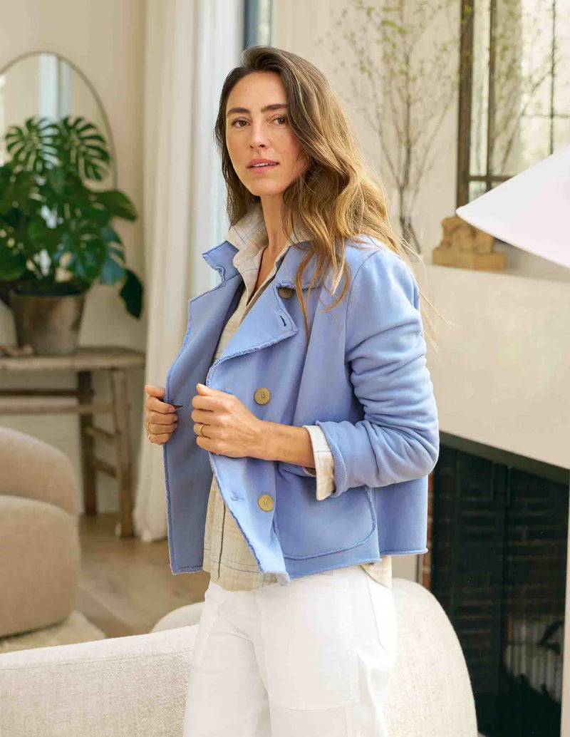 Frank and Eileen Mini Belfast Sweatshirt Peacoat