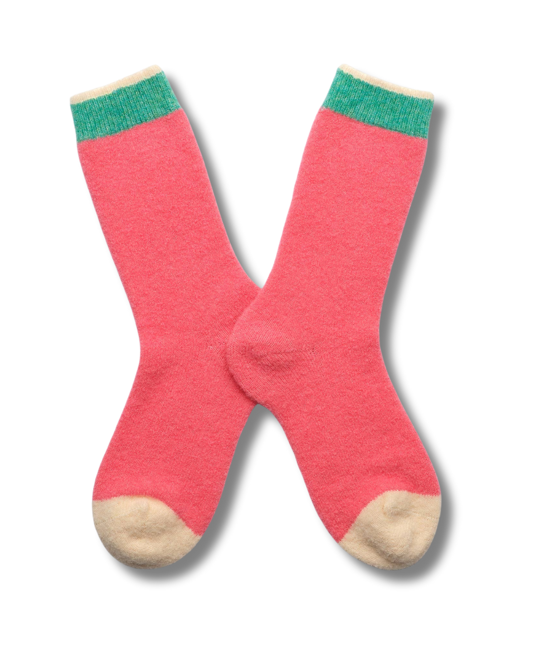 Bonne Maison Pink Solid Foamy Merino Sock BCL502