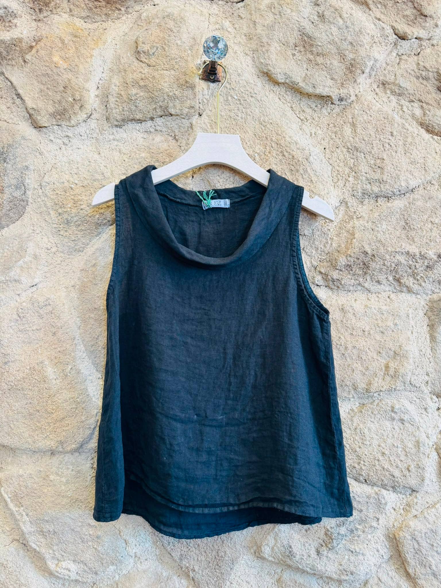 European Linen Boatneck Tank 33279