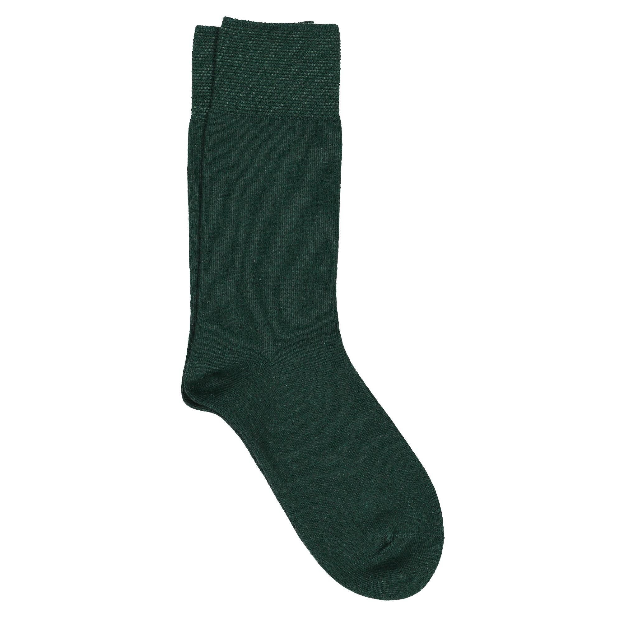 iLux Nuvola Cozy Cashmere Silk Pique Cuff Crew Socks 1602