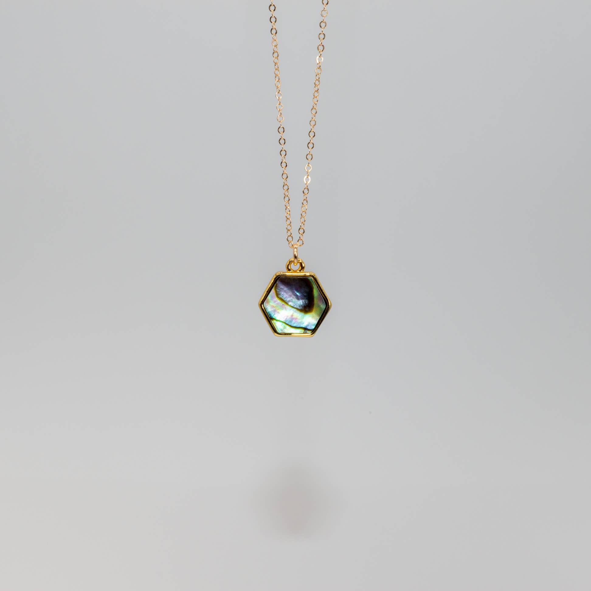 Leslie Francesca Hexagon Gem Pendant