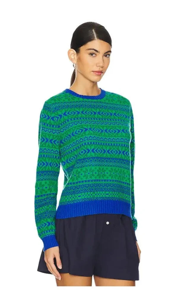 Jumper 1234 Tonal Fairisle Crew