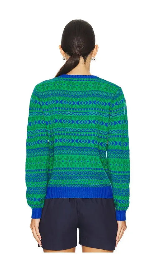 Jumper 1234 Tonal Fairisle Crew