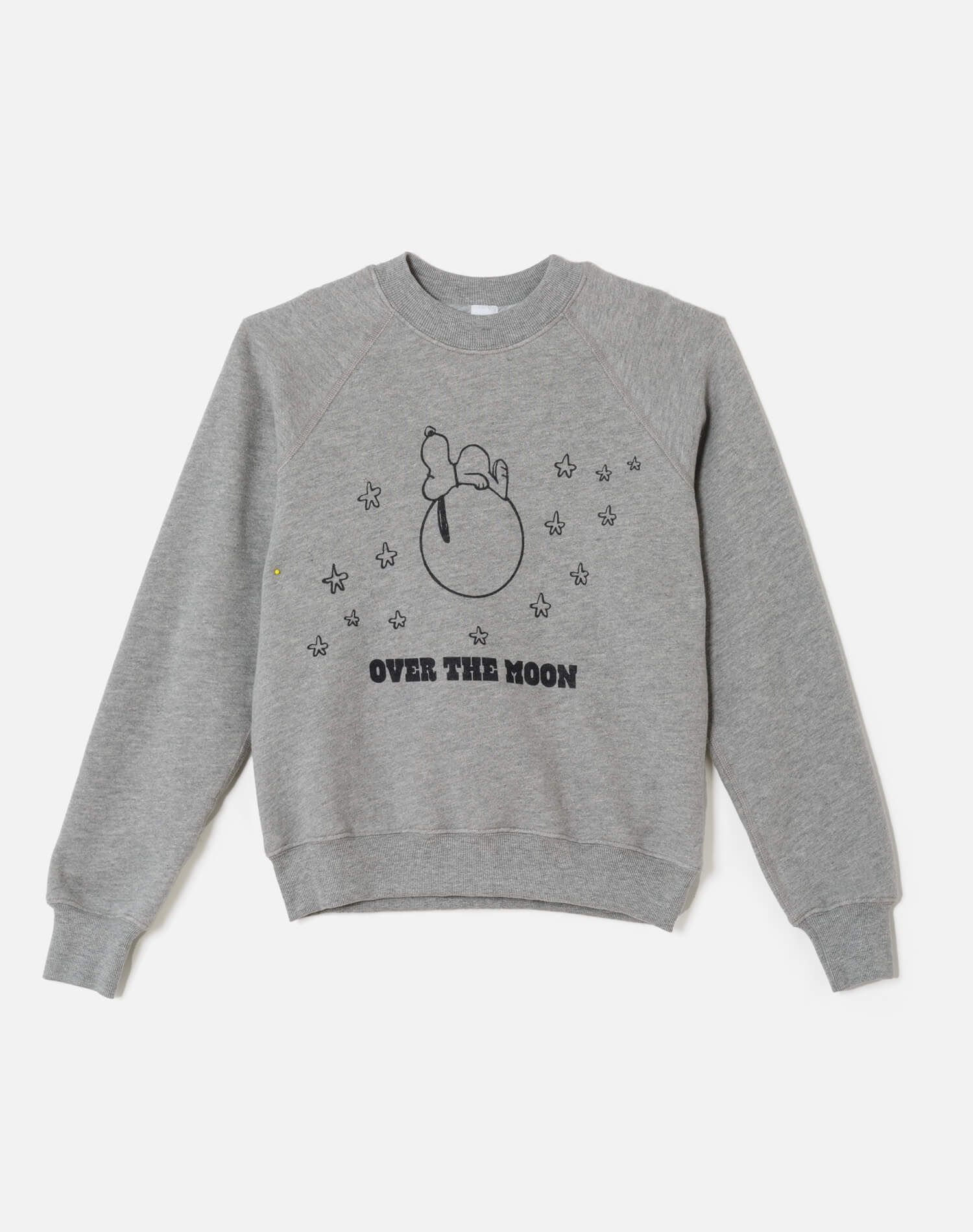 RE/DONE Classic Crewneck Sweatshirt - Snoopy Over the Moon