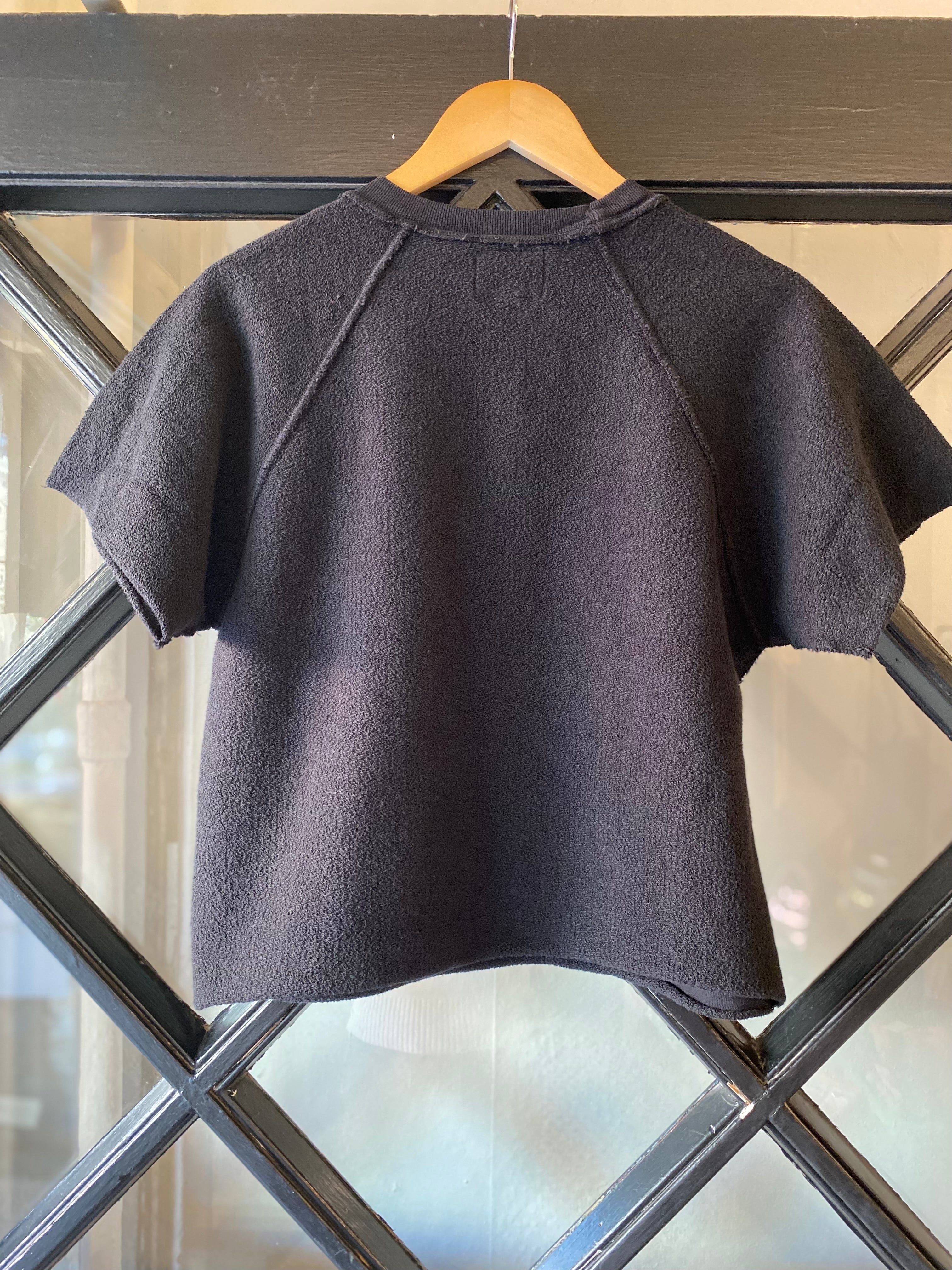 Retro Brand Inside Out Pennant Herky Sliced Short Sleeve Sweatshirt