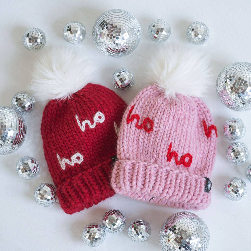 Nickichicki The Ho Hat in Red + Winter White