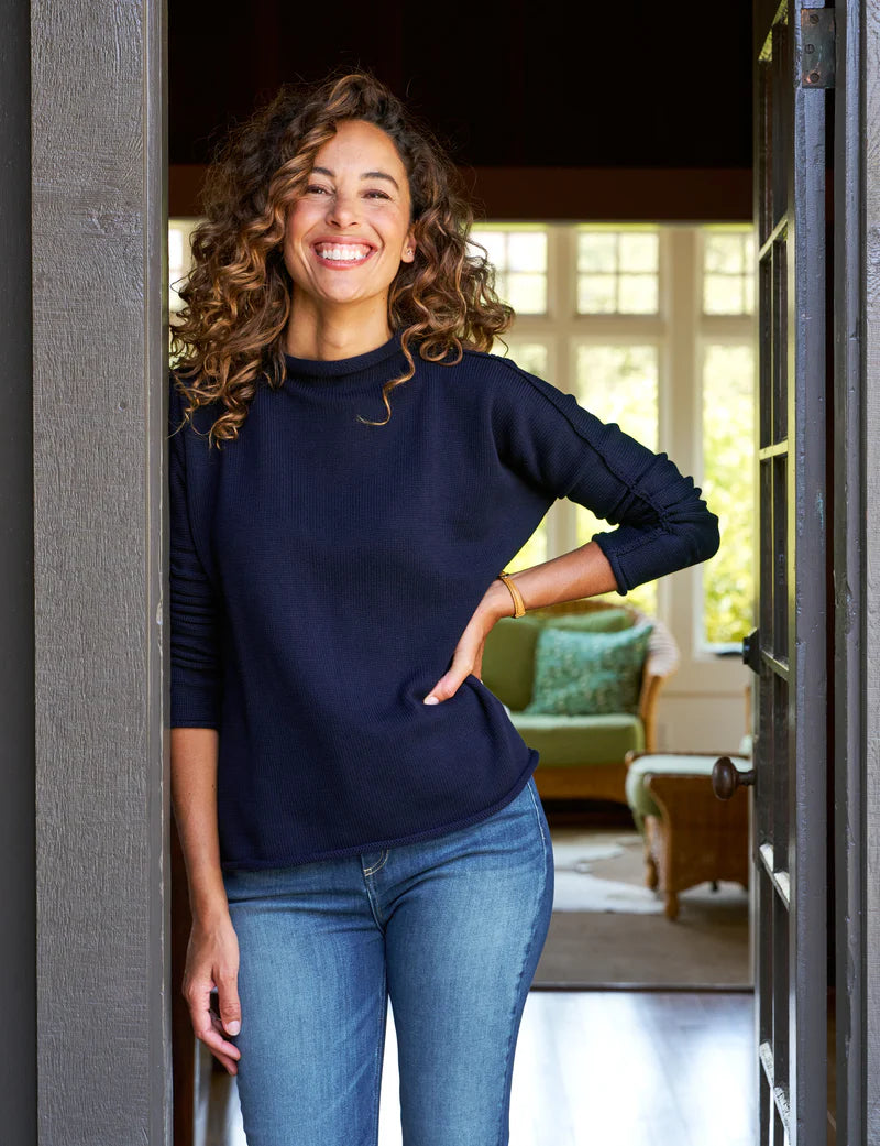 Frank and Eileen Monterey Rolled Neck Sweater