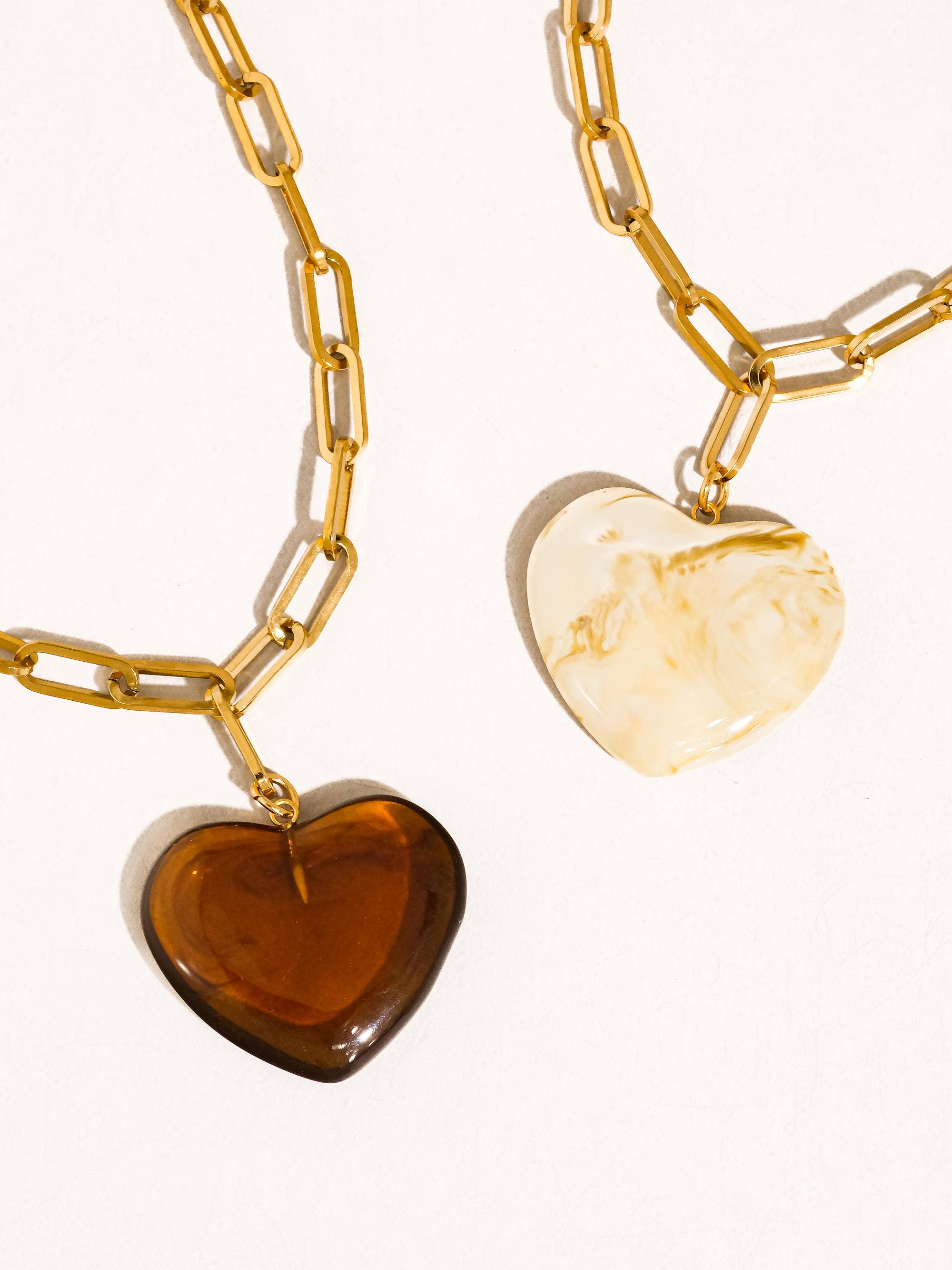 Flânerie Rouelle 18K Gold Heart Chain Necklace