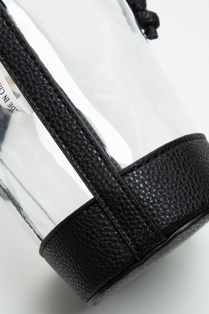 Catherine's Game Day Clear Crossbody Stadium Bucket Bag