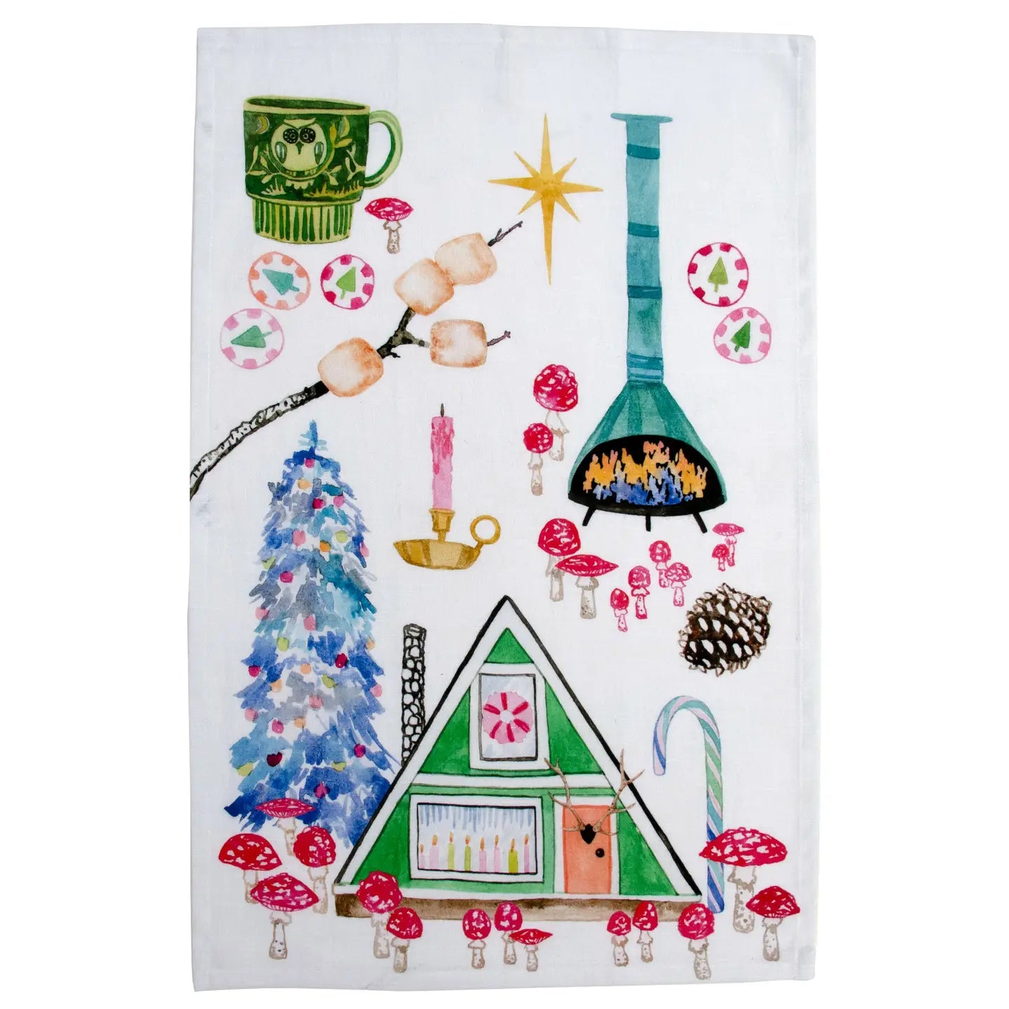 Betsy Olmsted Tea Towel- A Frame