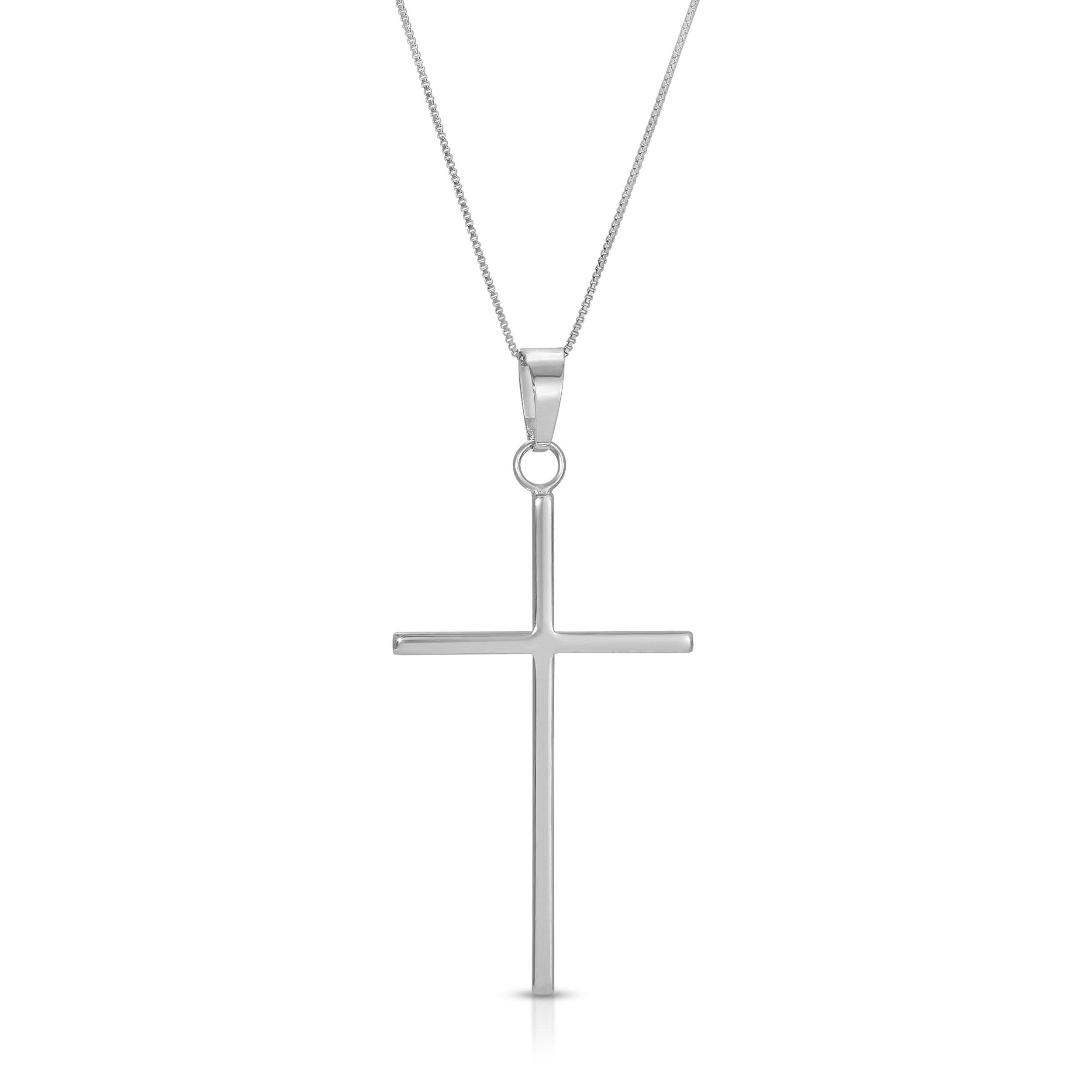 Joy Dravecky Vigil Silver Cross Necklace