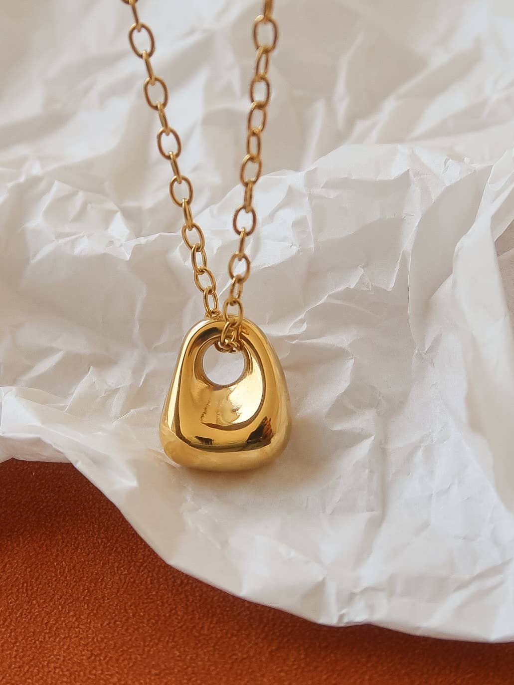 Flânerie Rosélia 18K Gold Non-Tarnish Charm Necklace