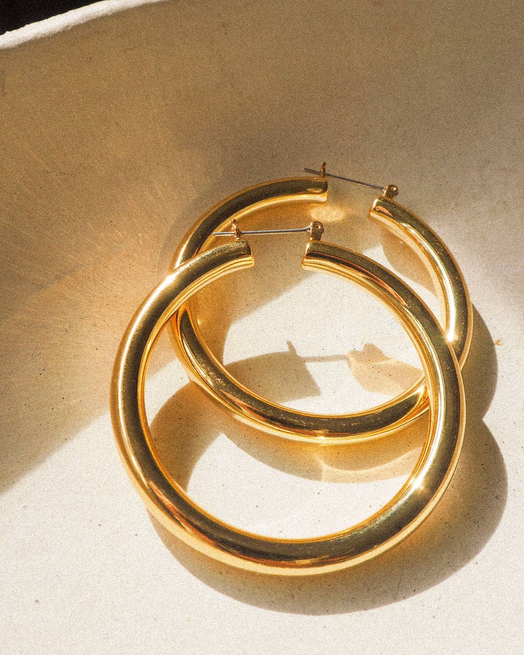 Luv AJ Amalfi Tube Hoops- Gold