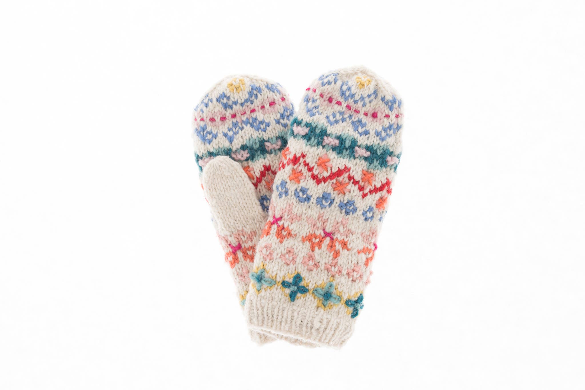 French Knot River Mittens