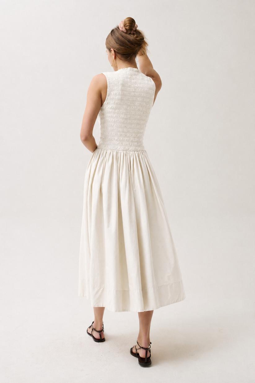 Pistola Gladys Smocked Bodice Dress
