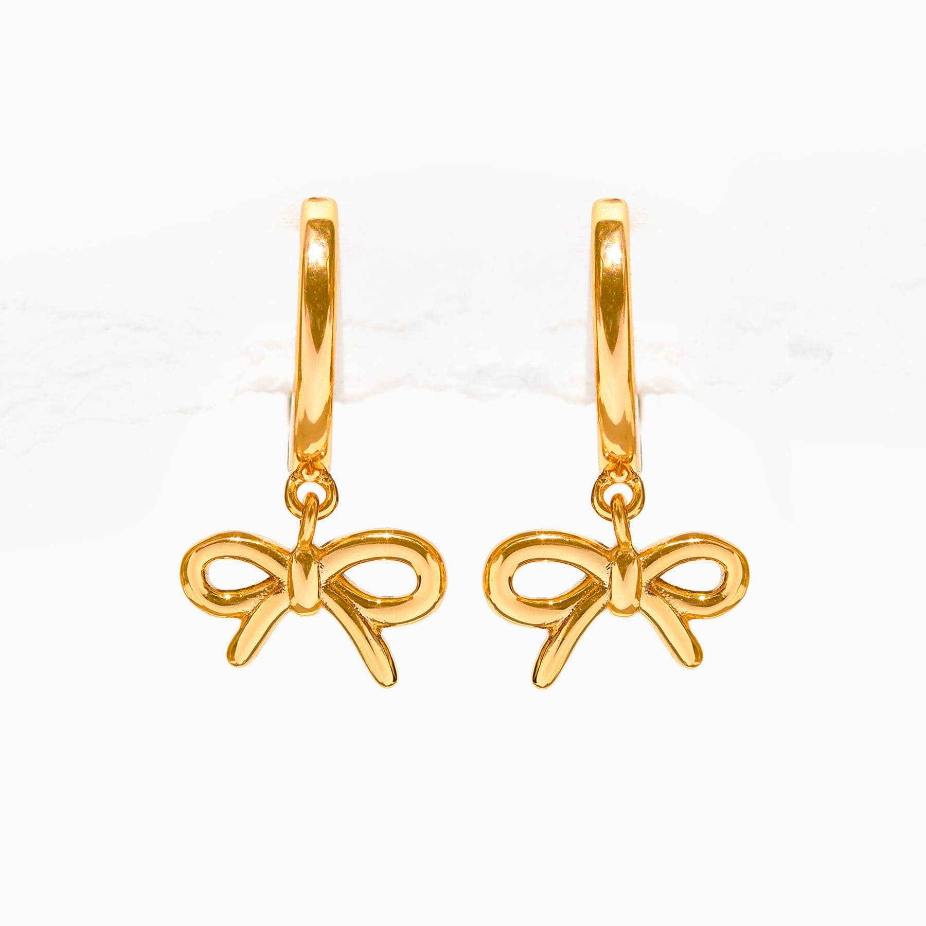 Girls Crew Lil Bow Hoops